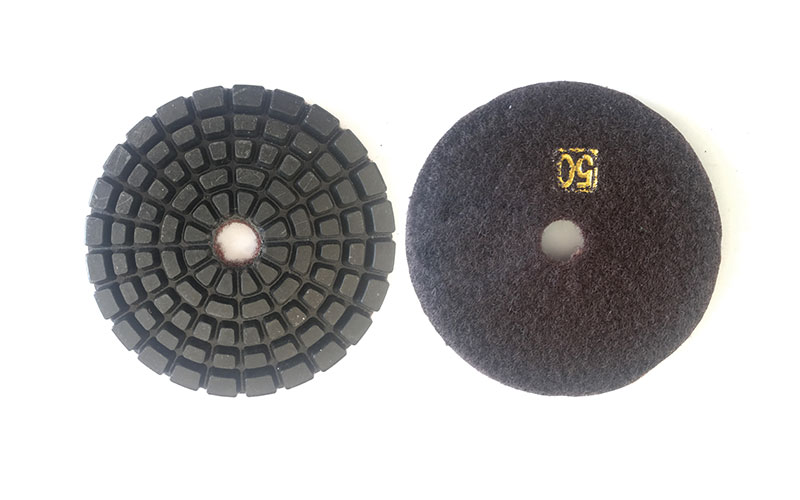 4 inch resin water-grinding pad 8mm